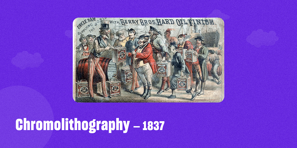 Chromolithography – 1837