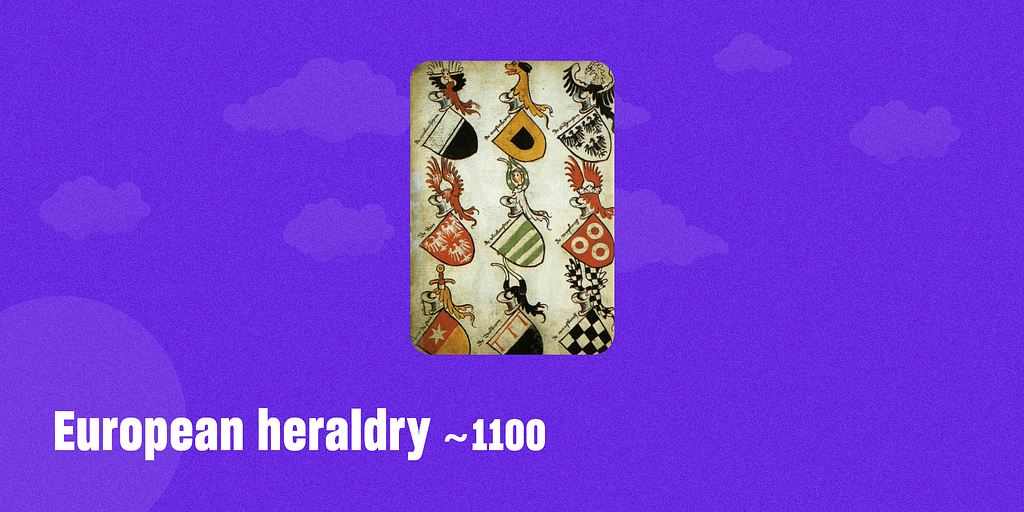 European heraldry – ~1100
